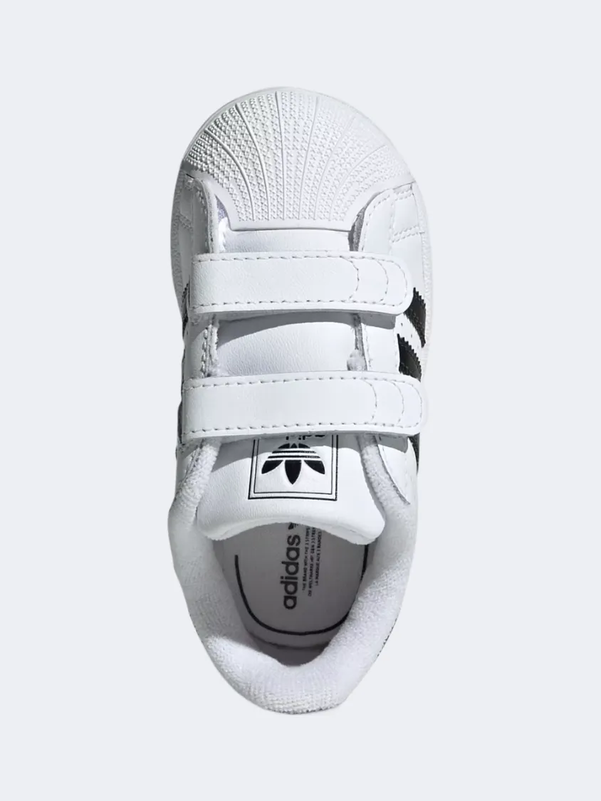 Harbor Mood Office Smart Adidas Superstar Ii Comfort Closure Infant-Boys Original Shoes White/Black