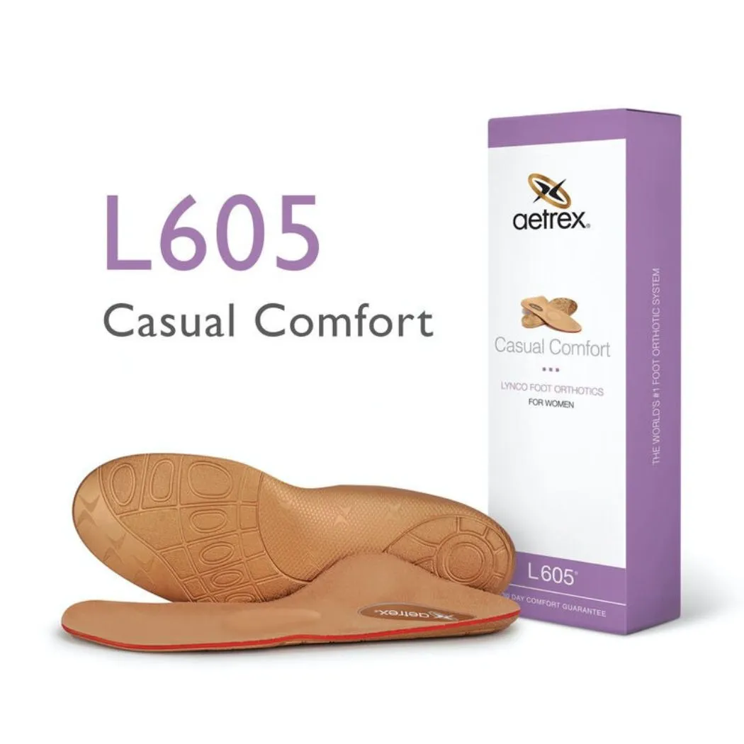 aetrex L605 Women's Casual Comfort Orthotics W/ Metatarsal Support (Support For Medium & High Arches) group walk