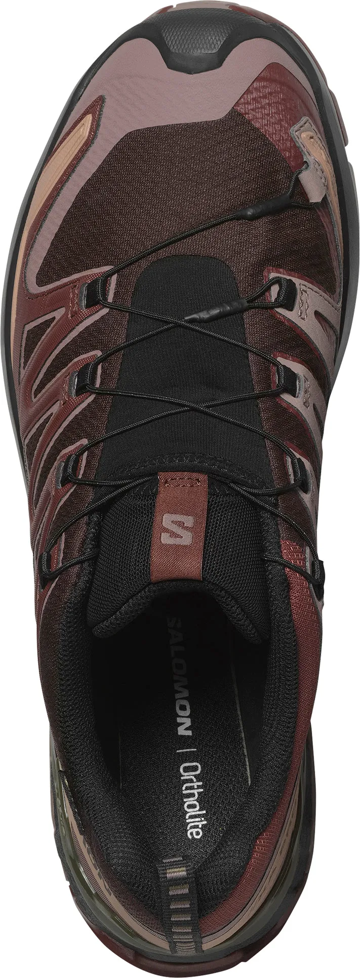 Durable Fabric Nonstop Action Salomon XA Pro 3D V9 GORE-TEX Mens Trail Running Shoes - Brown