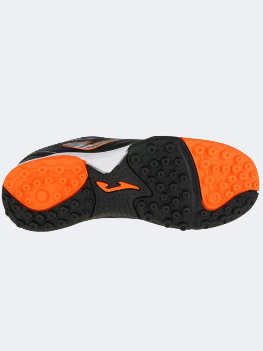 Joma Toledo Kids Turf Shoes Black/Orange/White Fit Energy Boost