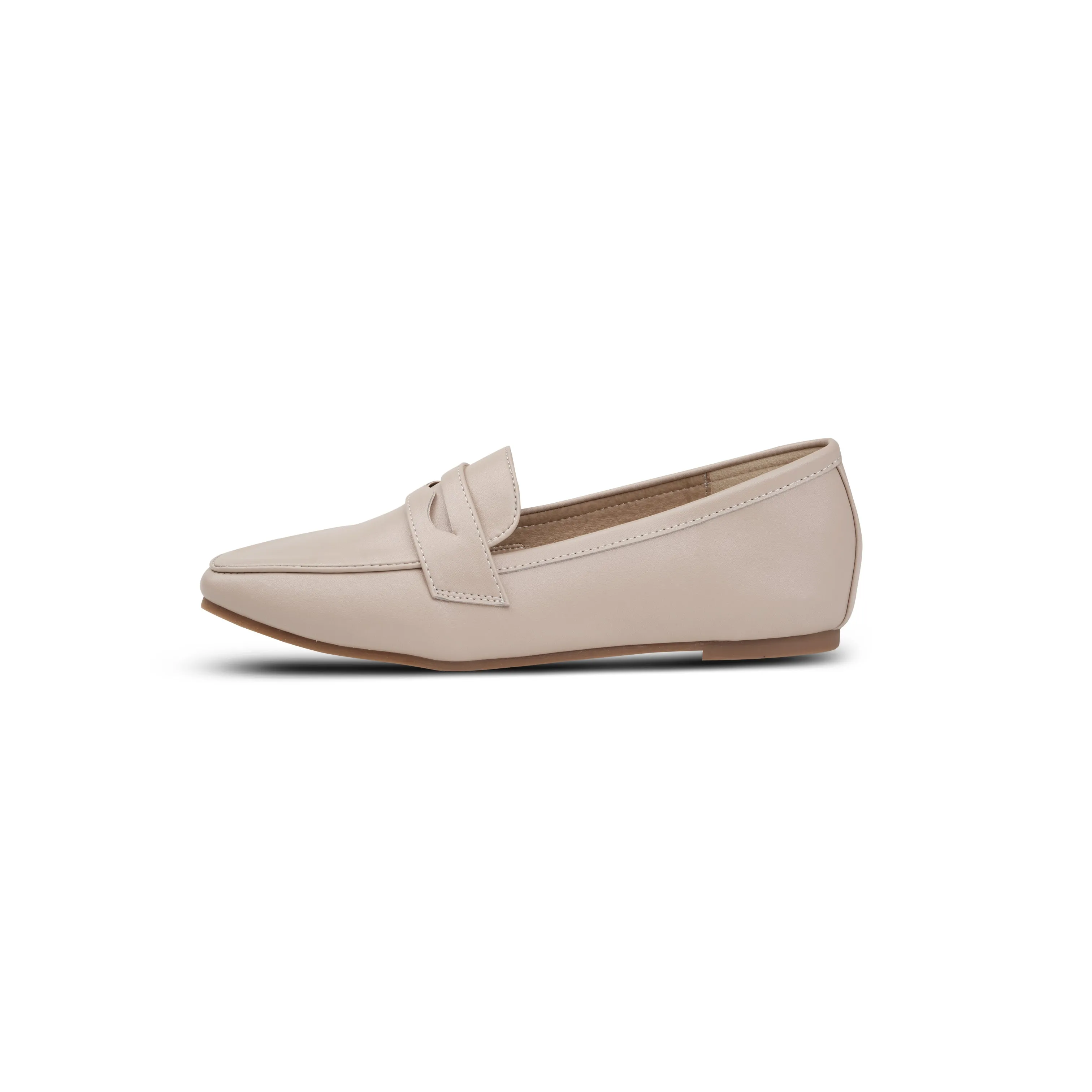 Plush comfort Run Errand Kenni II Leather Loafers - Beige (BEIN)