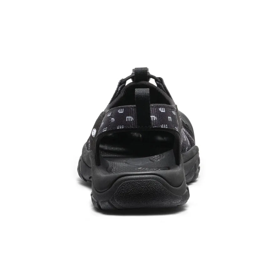 Men's Newport Retro Sandal x ??tudes Studio  |  Etudes Black Hybrid Grip Speed Walk