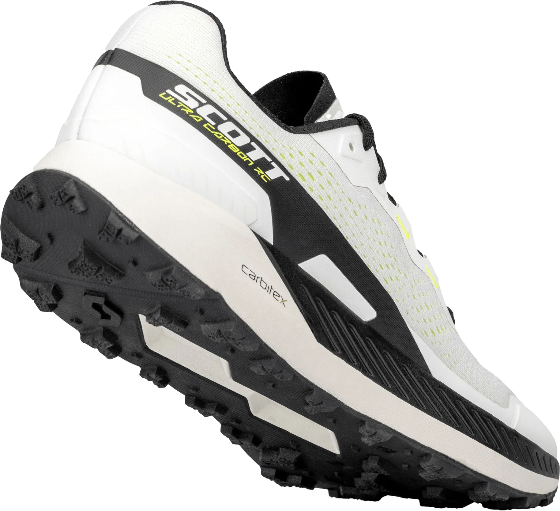 Scott Ultra Carbon RC Womens Trail Running Shoes - White Every Step Smooth Surface
