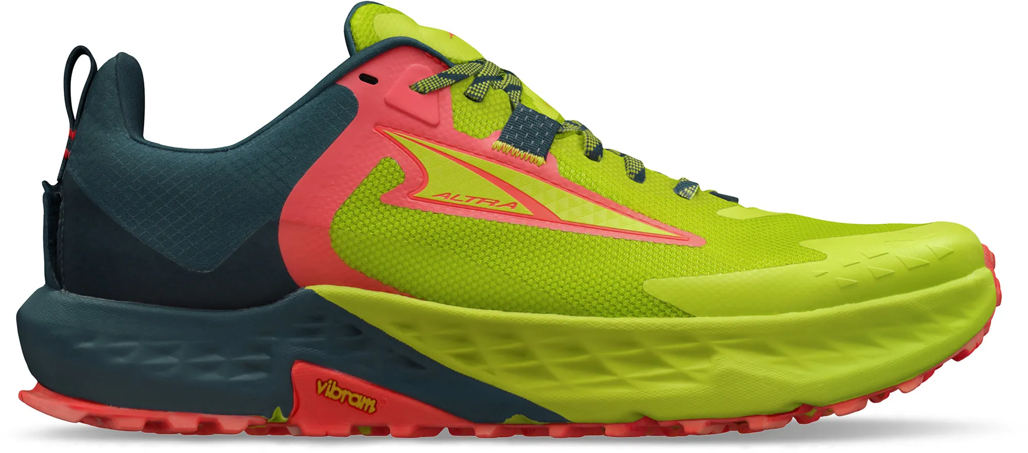 Stretchable Dynamic Bounce Altra Timp 5 Mens Trail Running Shoes - Green