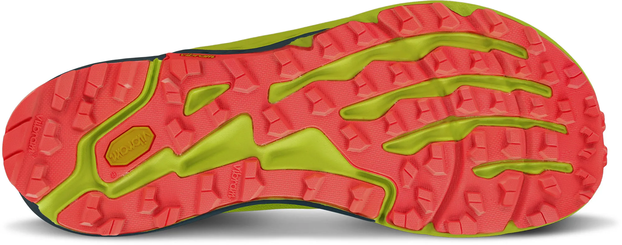 Wide forefoot base improves balance in motion Ventilation zones help maintain a cool interior climate Altra Timp 5 Mens Trail Running Shoes - Green