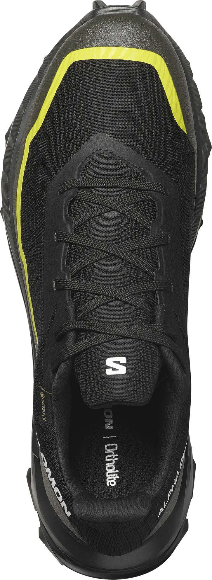 Salomon Alphacross 5 GORE-TEX Mens Trail Running Shoes - Black Pull Tab