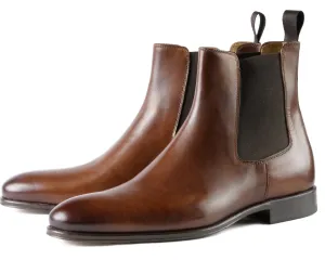 Solid Color Eastwood Chelsea Boot Tan