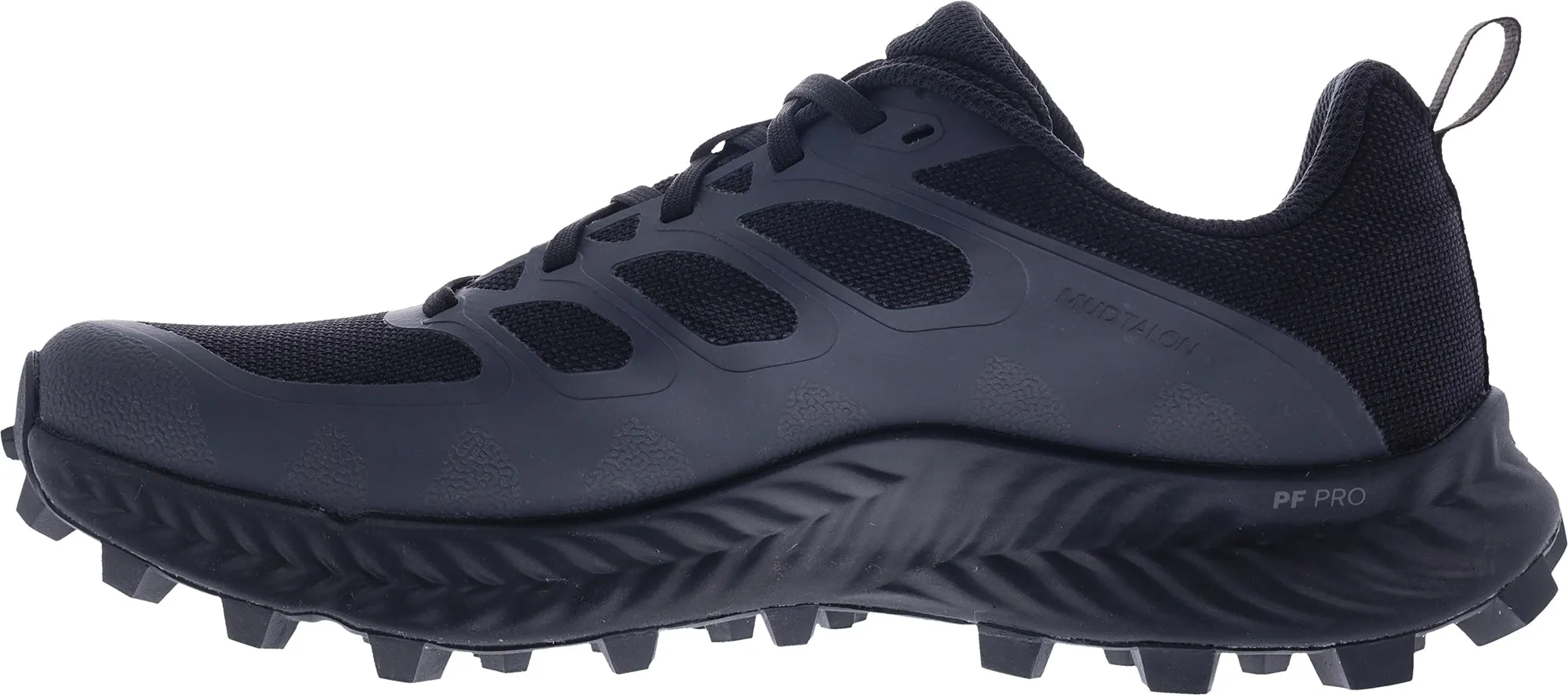 Grip tech Outsole Control Inov8 MudTalon Mens Trail Running Shoes - Black