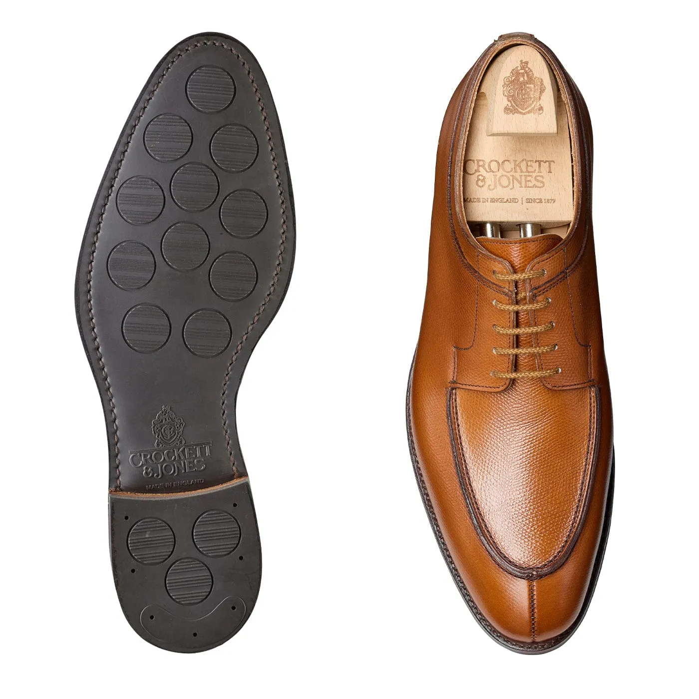 Hardwick Tan Golf Grain All Purpose Shoe Comfort Lace