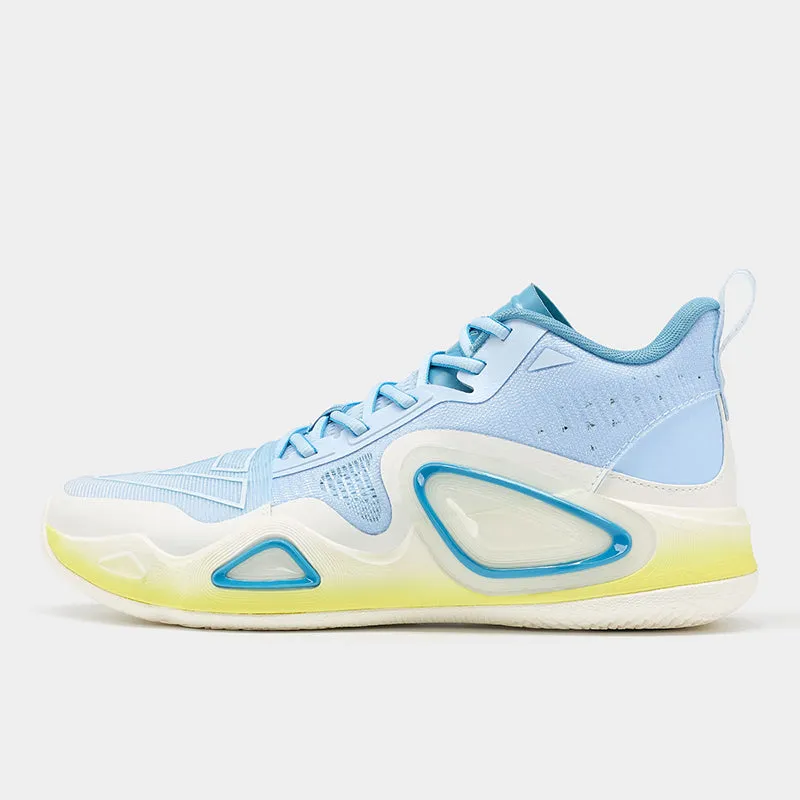 PEAK Basketball Shoes Triangle 2.0 Cushion Sneakers TAICHI Tech Applied ET31907A Blue Premium cushioning Reinforced Lateral Support