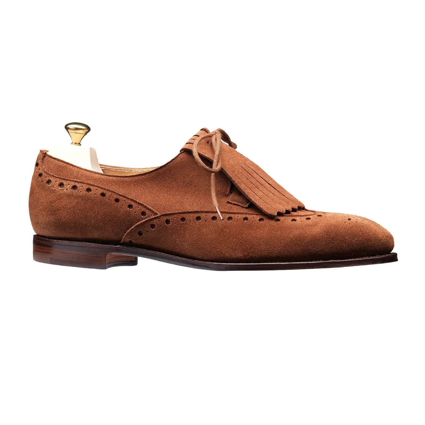 Jessica Polo Brown Calf Suede Quiet Luxury Smooth Walk