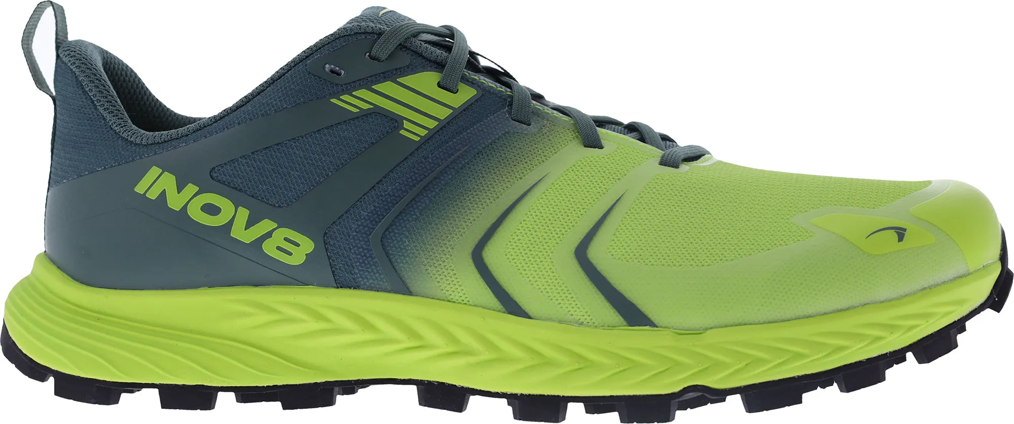 Inner sock layer increases comfort and control Inov8 TrailTalon Speed Mens Trail Running Shoes - Green