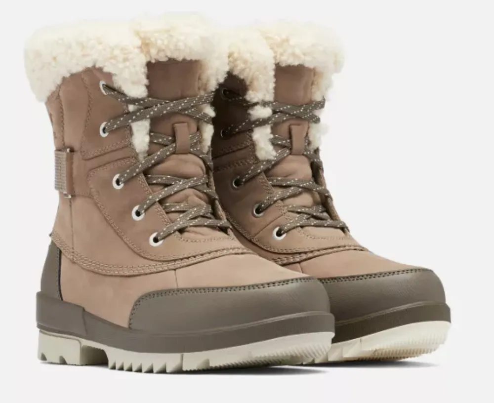 Sorel TORINO? II Shearling Waterproof Winter Omega Taupe Boots no Snowproof Footwear Long Walks