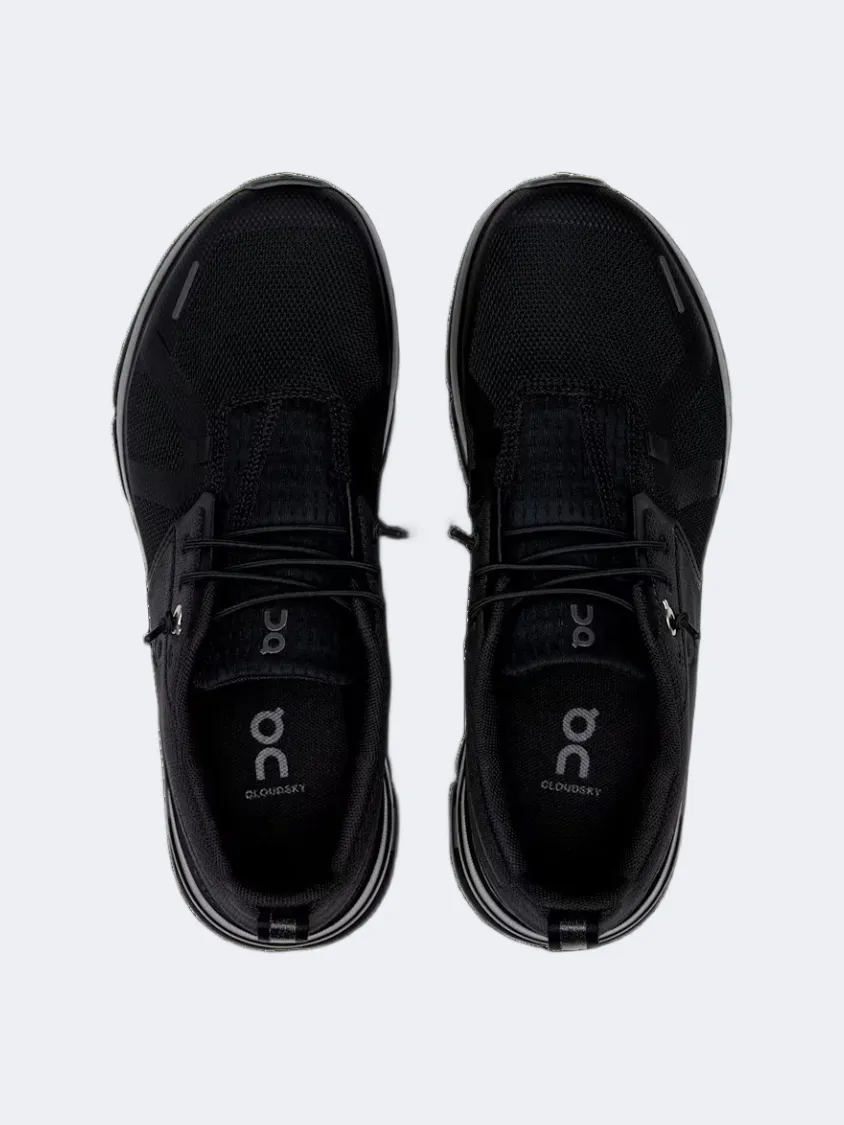 Sky Blue On Cloud Sky 1 Gs-Boys Lifestyle Sneakers Black