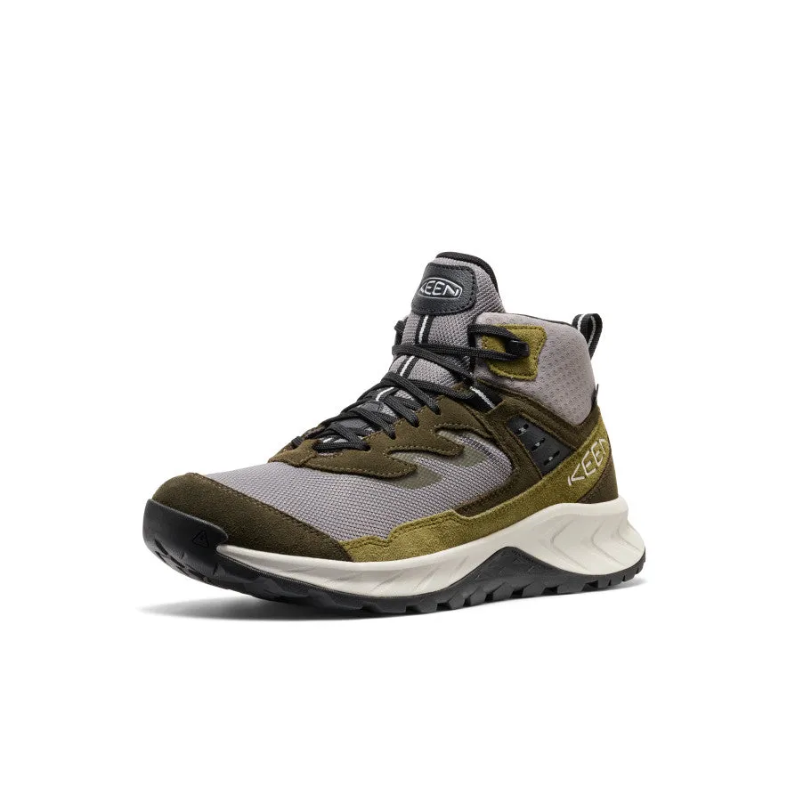 Tight Wrap Slip On Men's Hightrail Waterproof Hiking Boot  |  Steel Grey/Forest Night