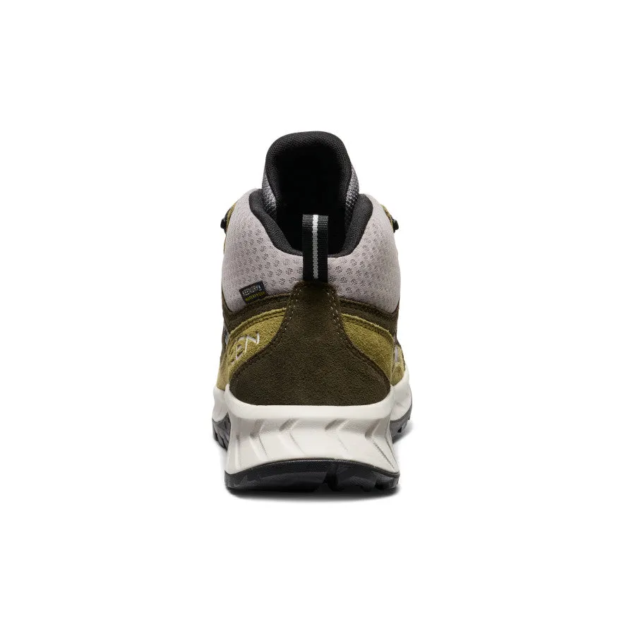 Stone Gray Men's Hightrail Waterproof Hiking Boot  |  Steel Grey/Forest Night