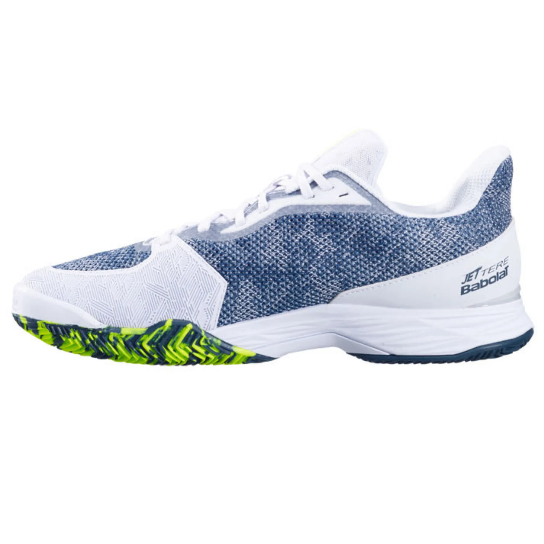 Functional Wear Babolat Jet Tere Clay Men's Tennis Shoes -  White/Dark Blue