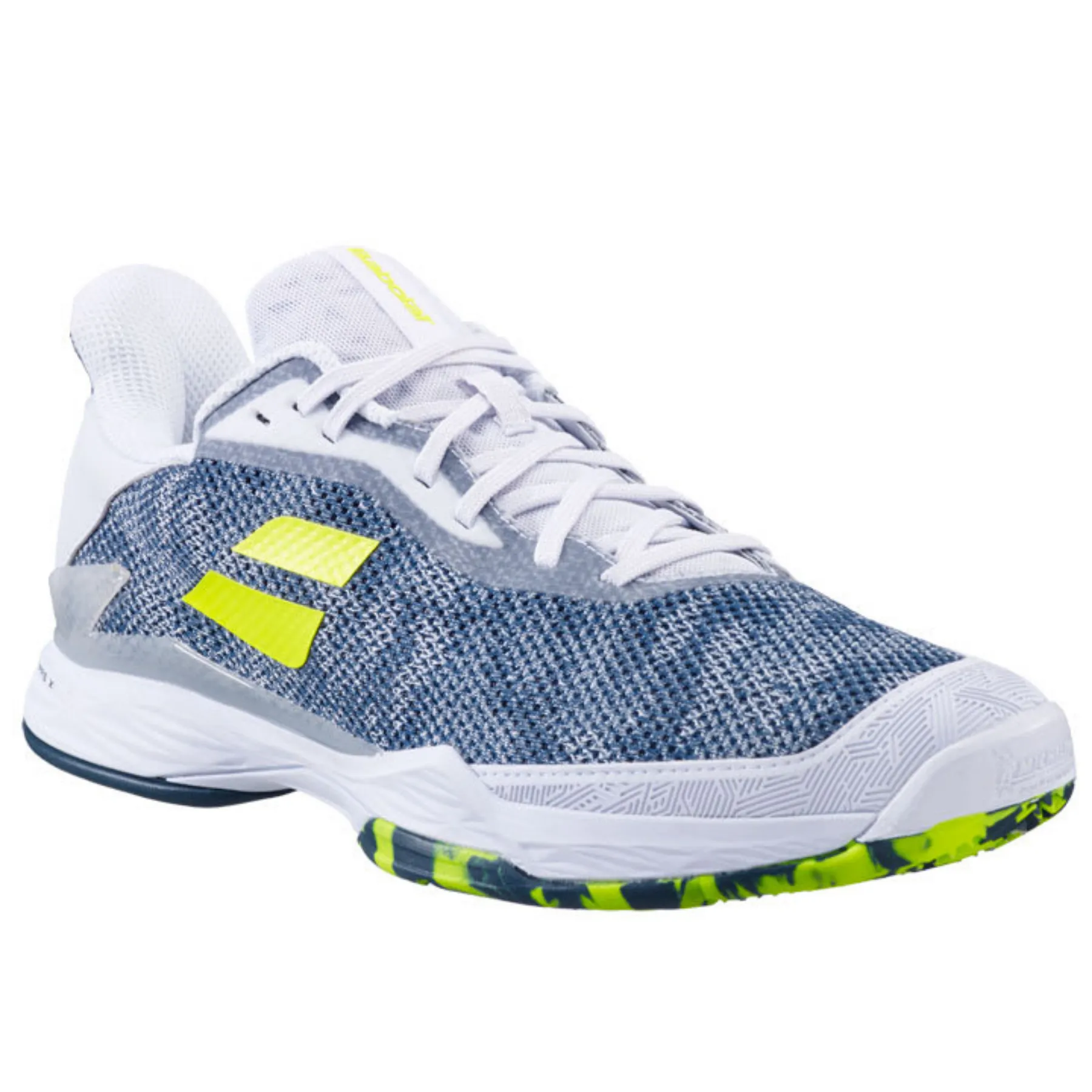 Pace Ready Babolat Jet Tere Clay Men's Tennis Shoes -  White/Dark Blue