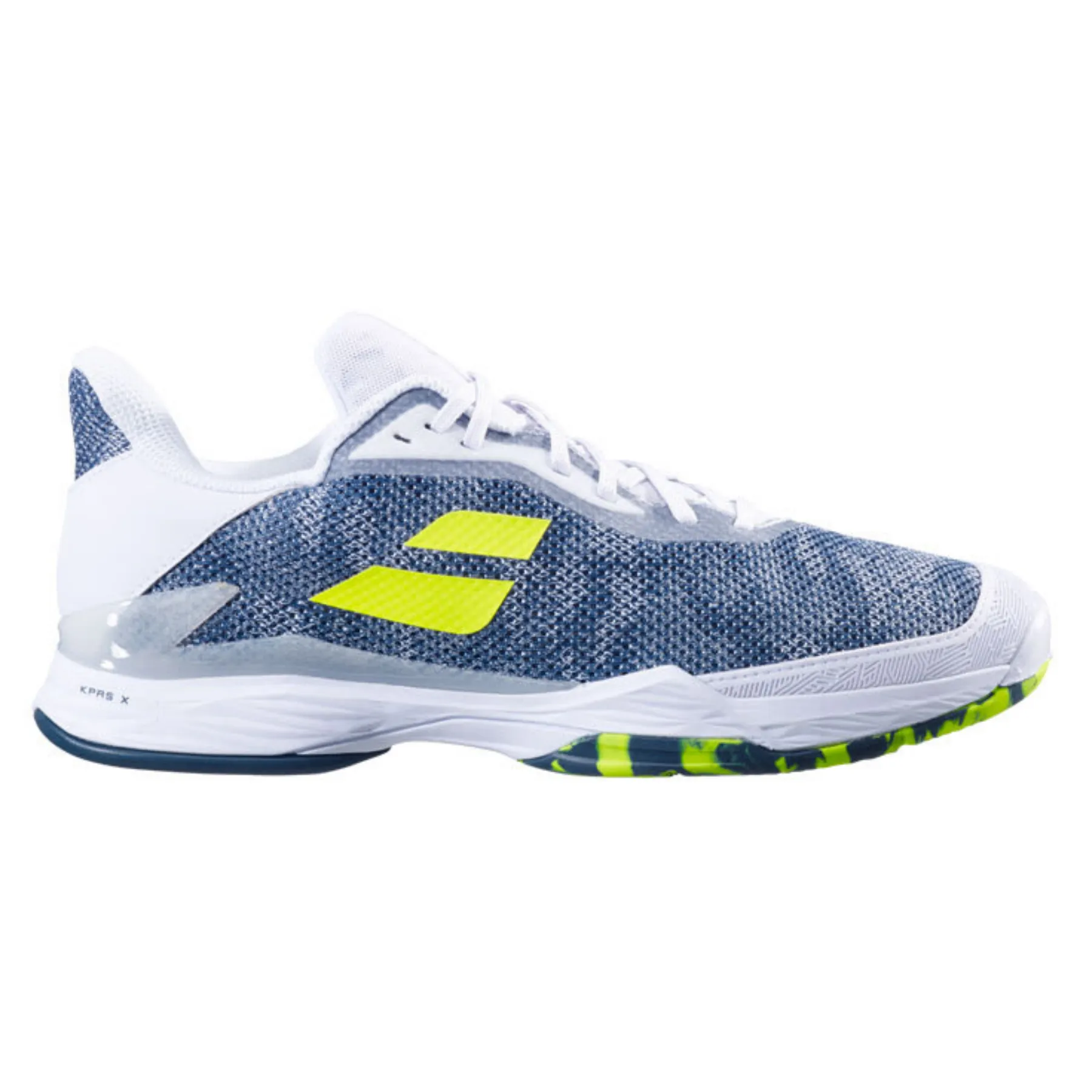 Exercise Ready Babolat Jet Tere Clay Men's Tennis Shoes -  White/Dark Blue