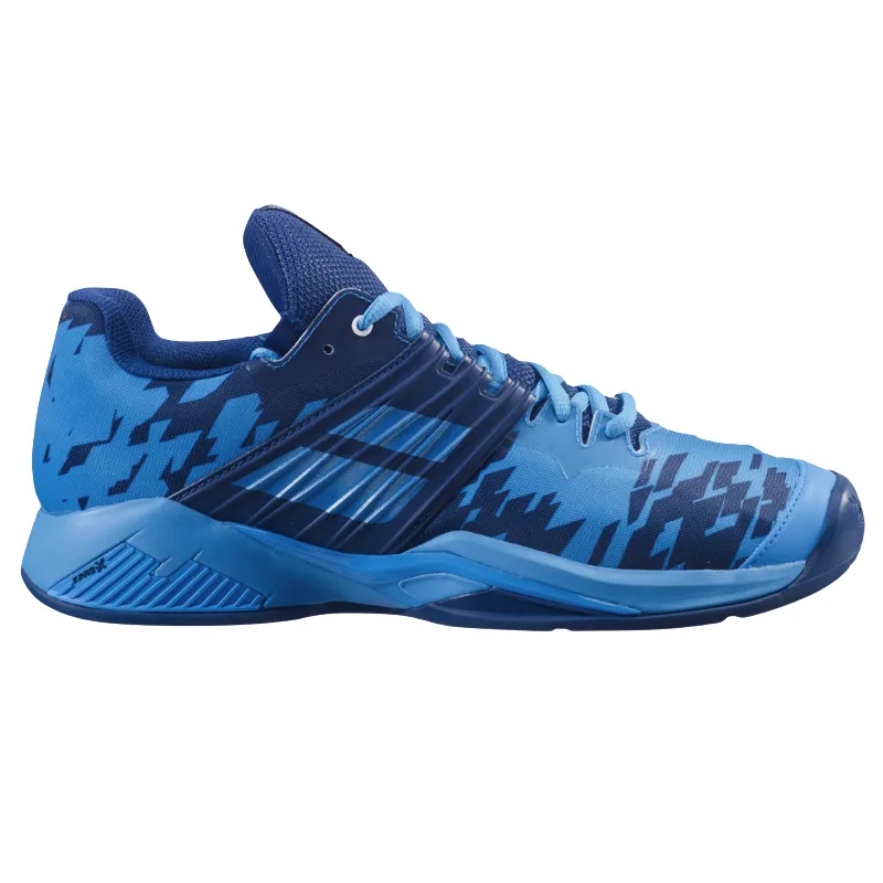 Urban Fit Strong Stitching Babolat Propulse Fury Clay Tennis Shoes - Drive Blue