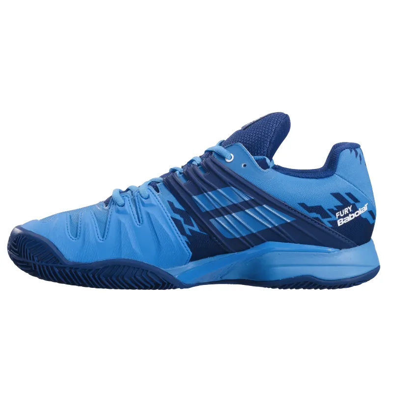 Fashionable Flexible Walk Babolat Propulse Fury Clay Tennis Shoes - Drive Blue