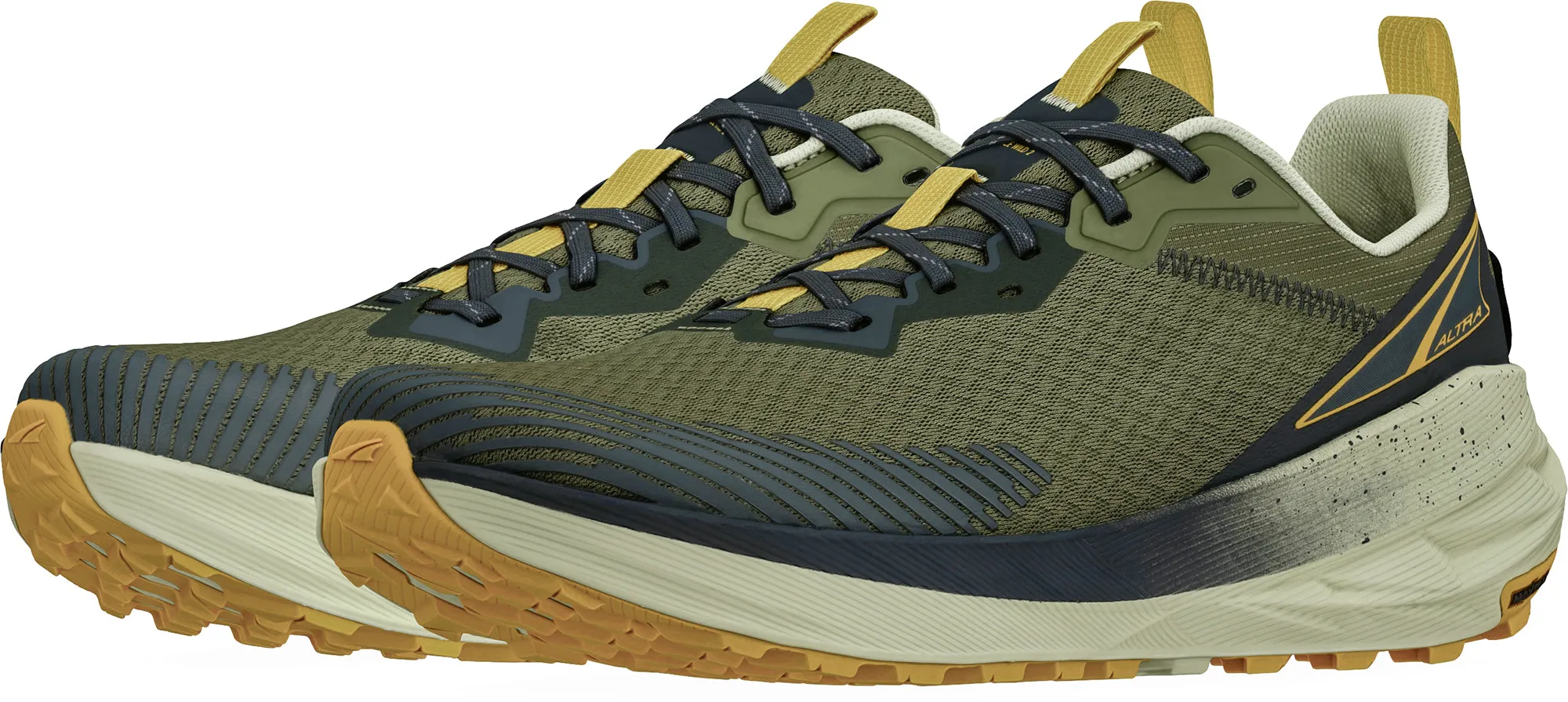 Altra Experience Wild 2 Mens Trail Running Shoes - Green Smooth Insole Training Ready