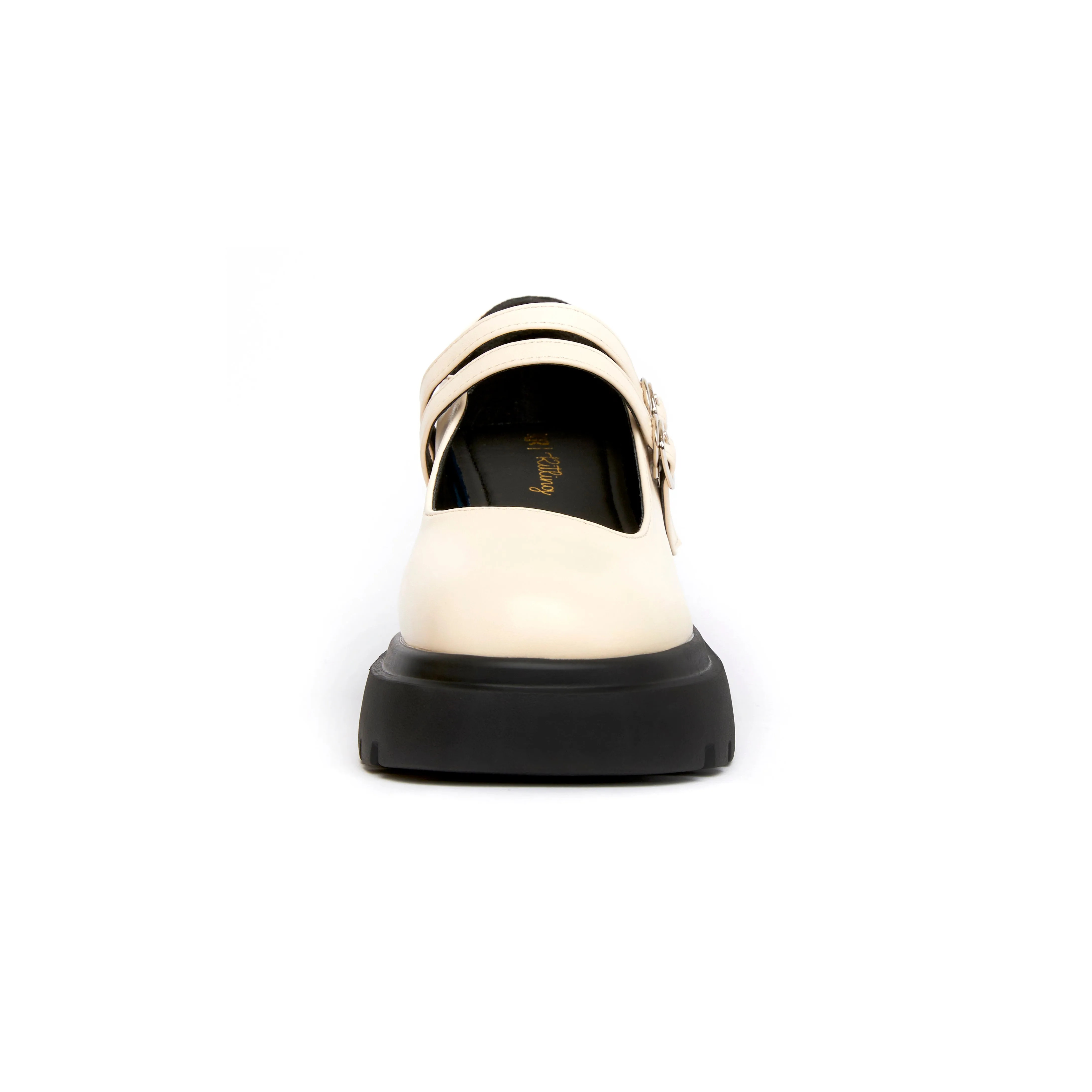 Easy Pace Ribbon Chunky Loafers - Beige (BEI)