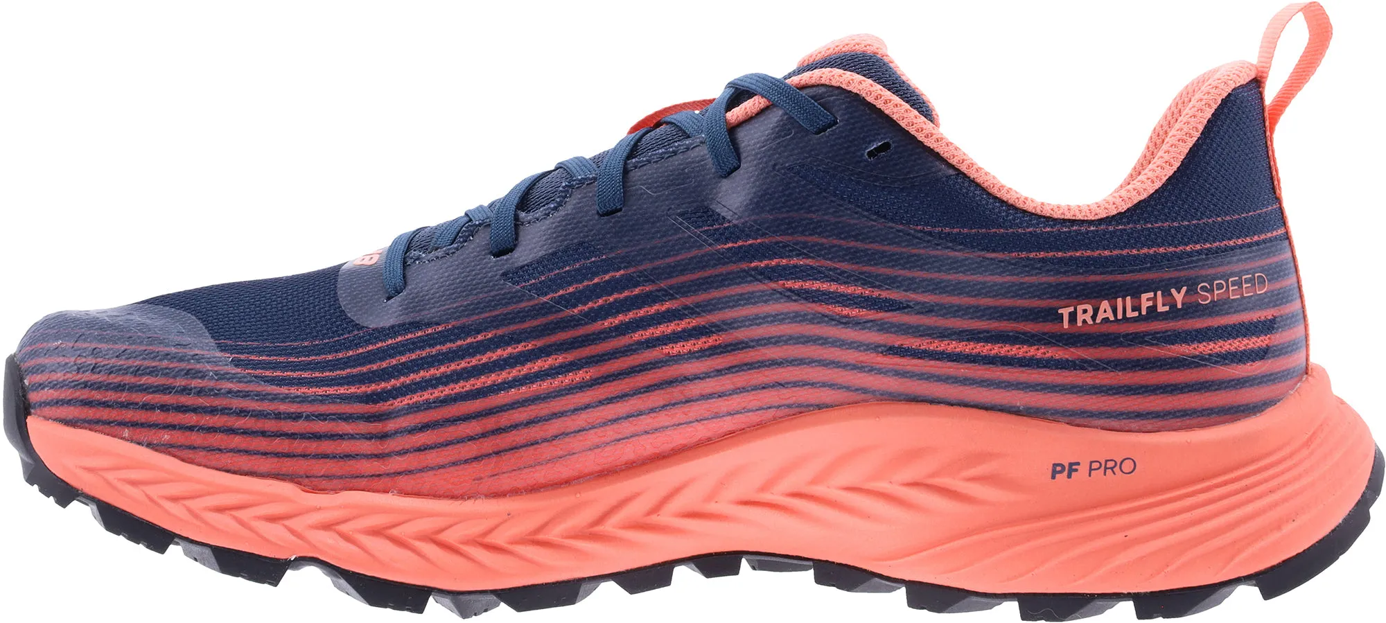 Inov8 TrailFly Speed WIDE FIT Womens Trail Running Shoes - Blue Fit Journey Track Steps