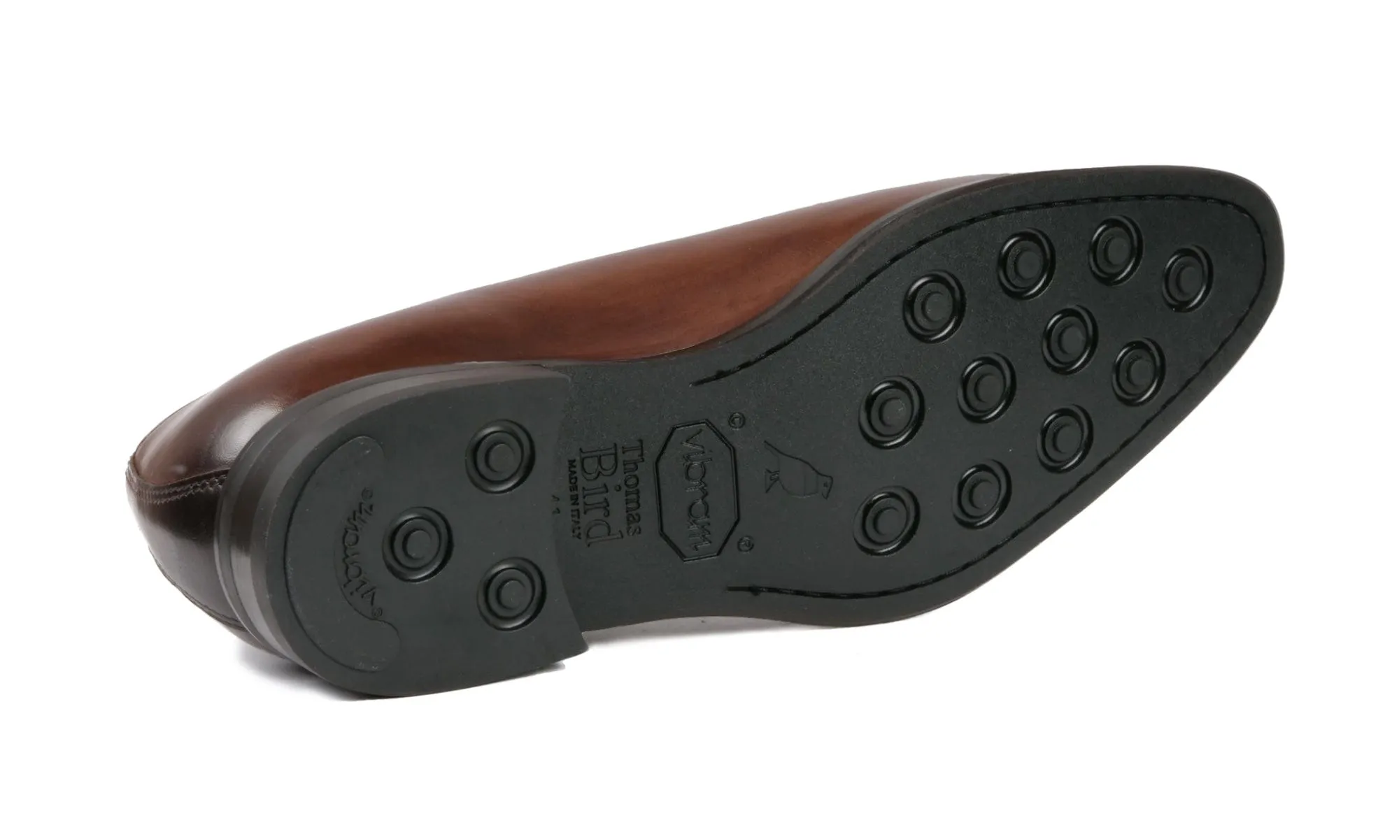 Moisture wicking Camden Wholecut Oxford Brown