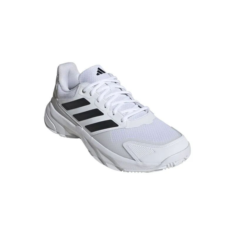 Adidas CourtJam Control 3 D Mens Tennis Shoes Lightweight Sole Zip Closure