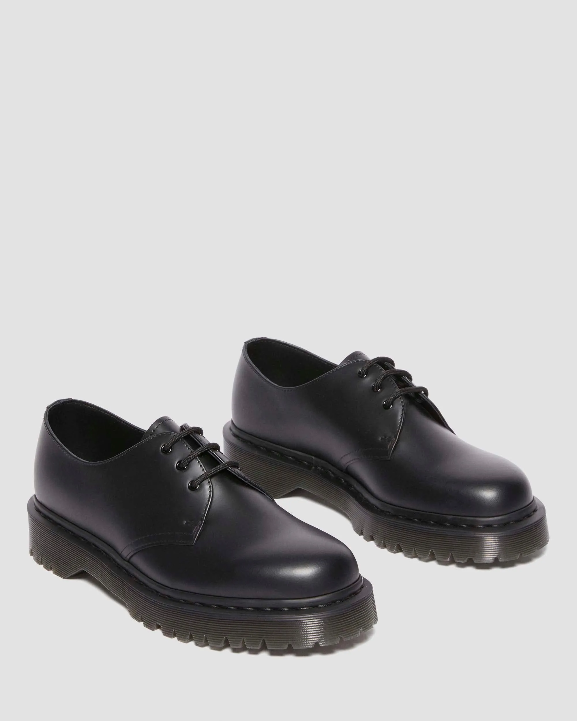 Smart Fit Shoes Leather Step On 1461 Bex Mono Smooth Leather Oxford Platform Shoes