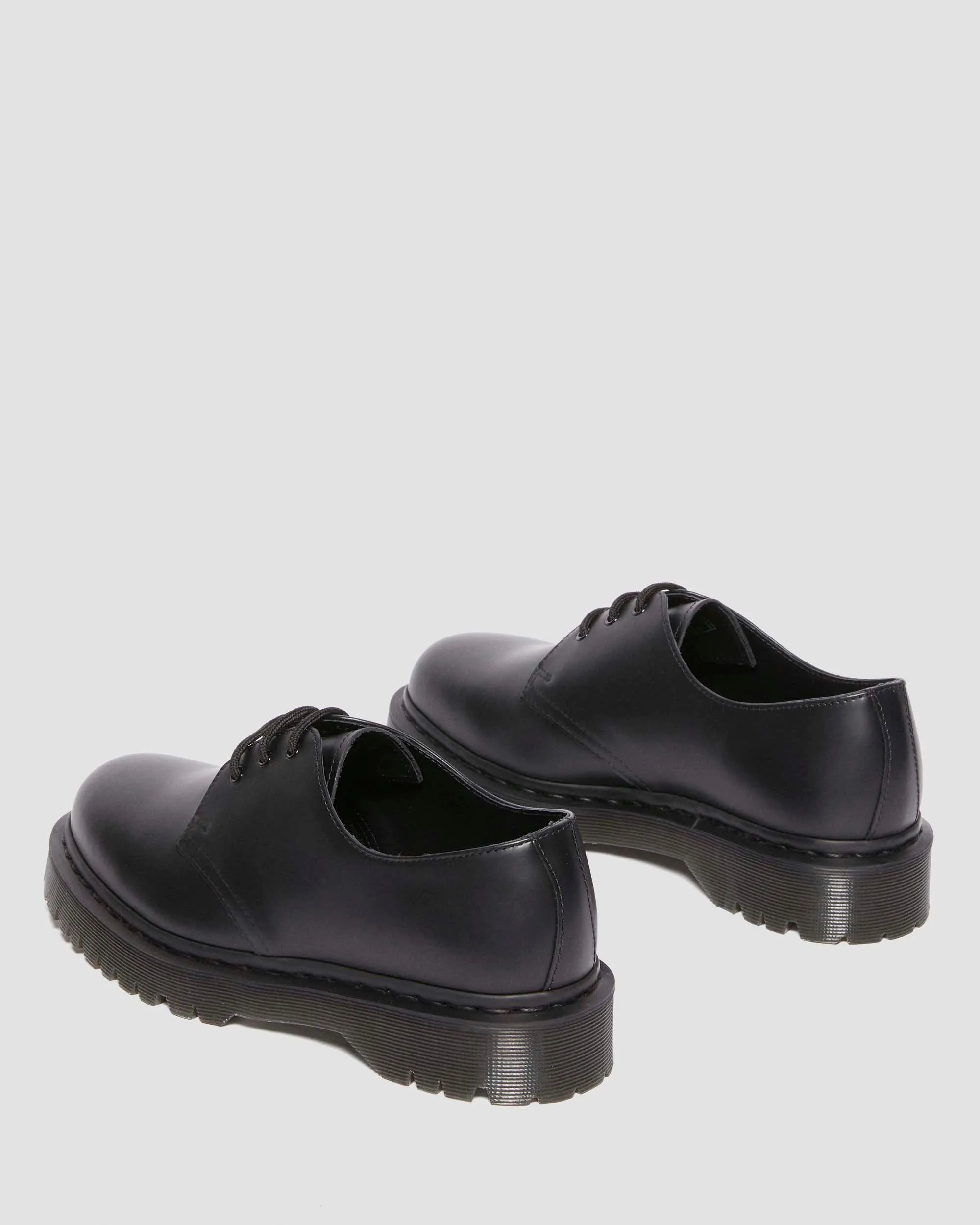 Stylish Loafers Sharp Walking Shoes 1461 Bex Mono Smooth Leather Oxford Platform Shoes