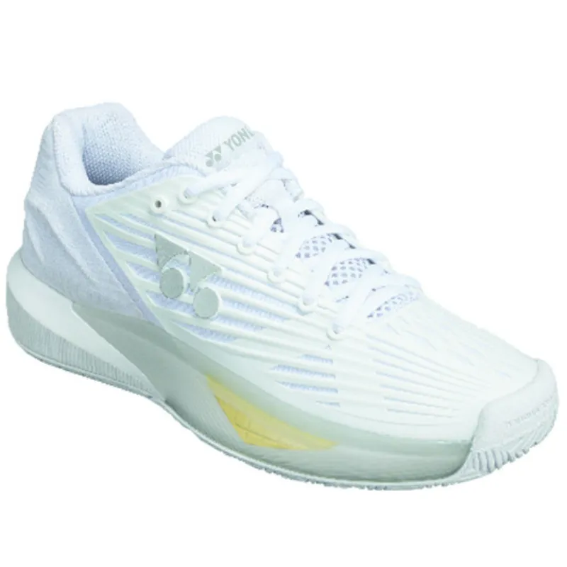 Indoor Court Yonex 2024 Eclipsion 5 Womens All Court Tennis Shoes - White/Cyan