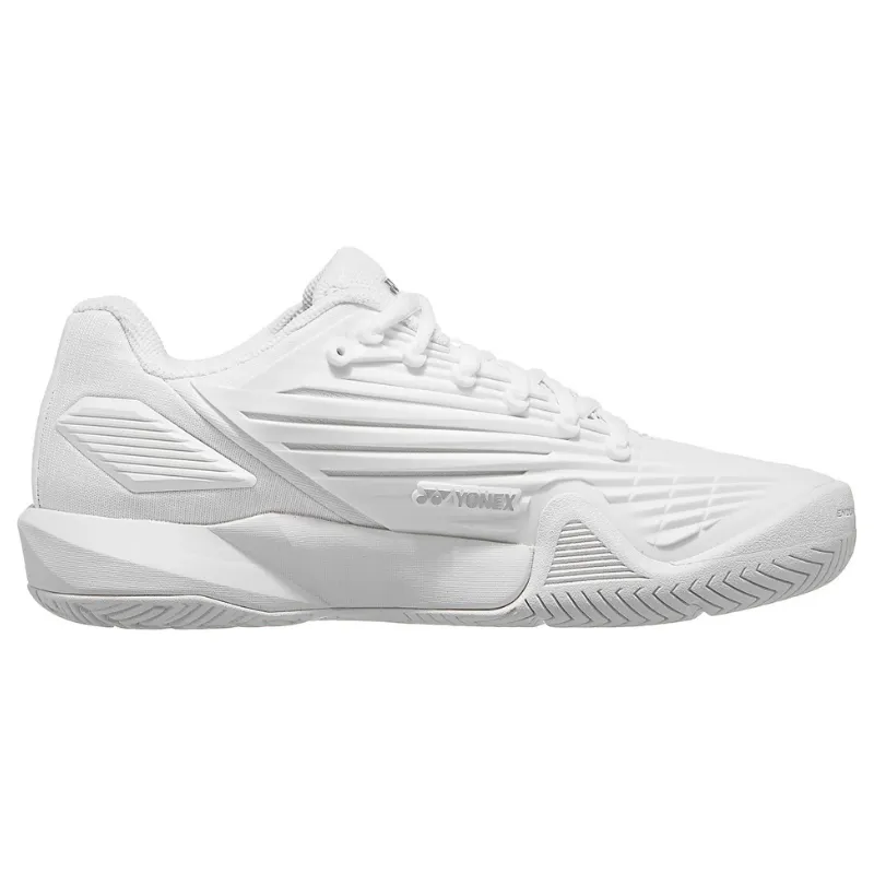 Yonex 2024 Eclipsion 5 Womens All Court Tennis Shoes - White/Cyan Motion control
