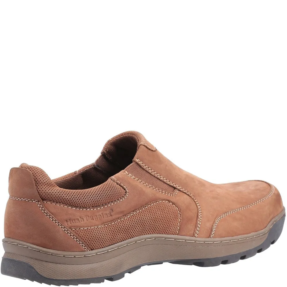 Tan Jasper Slip-On Trainers Practical Sole Kind Feel