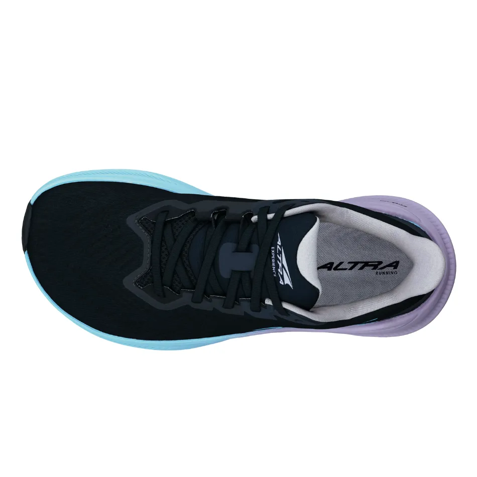 Altra Women's Experience Flow 2 Running Shoes in Black/Light Blue AW25 Comfort - fit Adaptable to different terrains