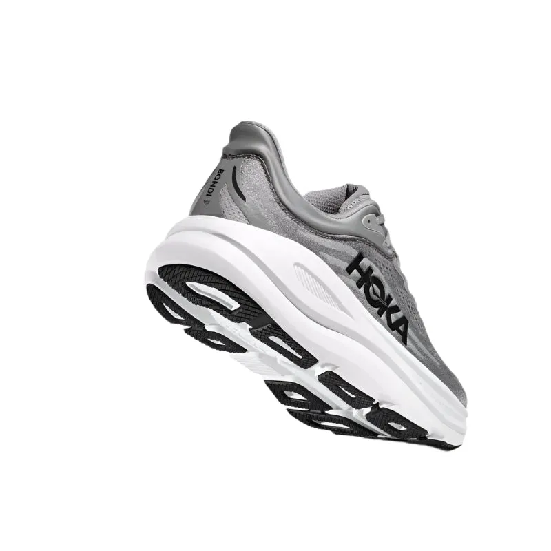 running in a cliff area shoes HOKA Bondi 9 D Mens Running Shoes