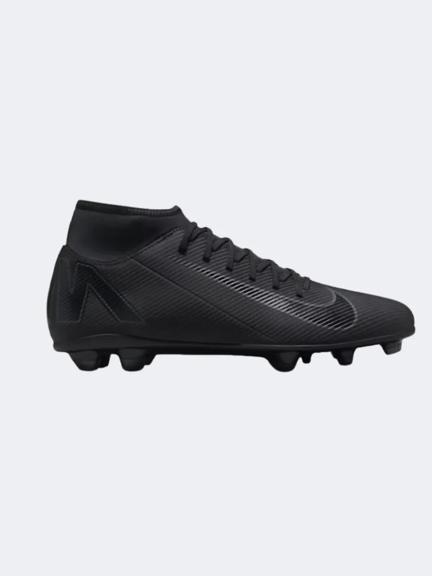 Nike Mercurial Superfly 10 Club Fg Mg Men Football Shoes Black/Deep Jungle field hockey boots Comfortable Heel
