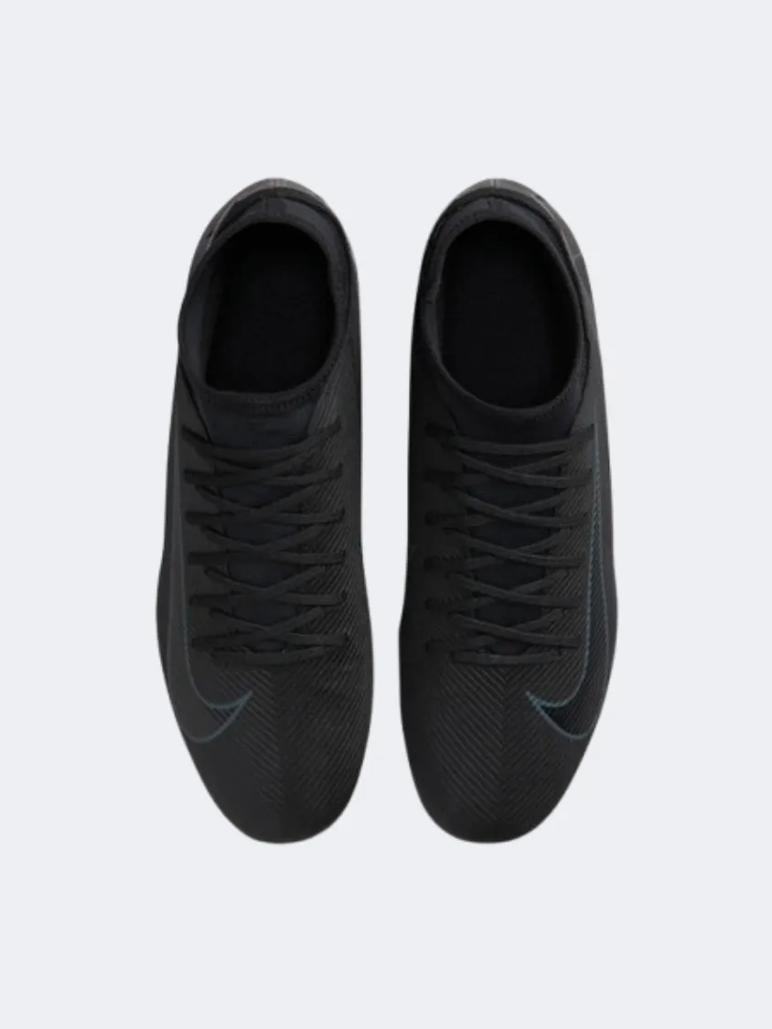 Nike Mercurial Superfly 10 Club Fg Mg Men Football Shoes Black/Deep Jungle gym - use shoes Soft Inner Lining