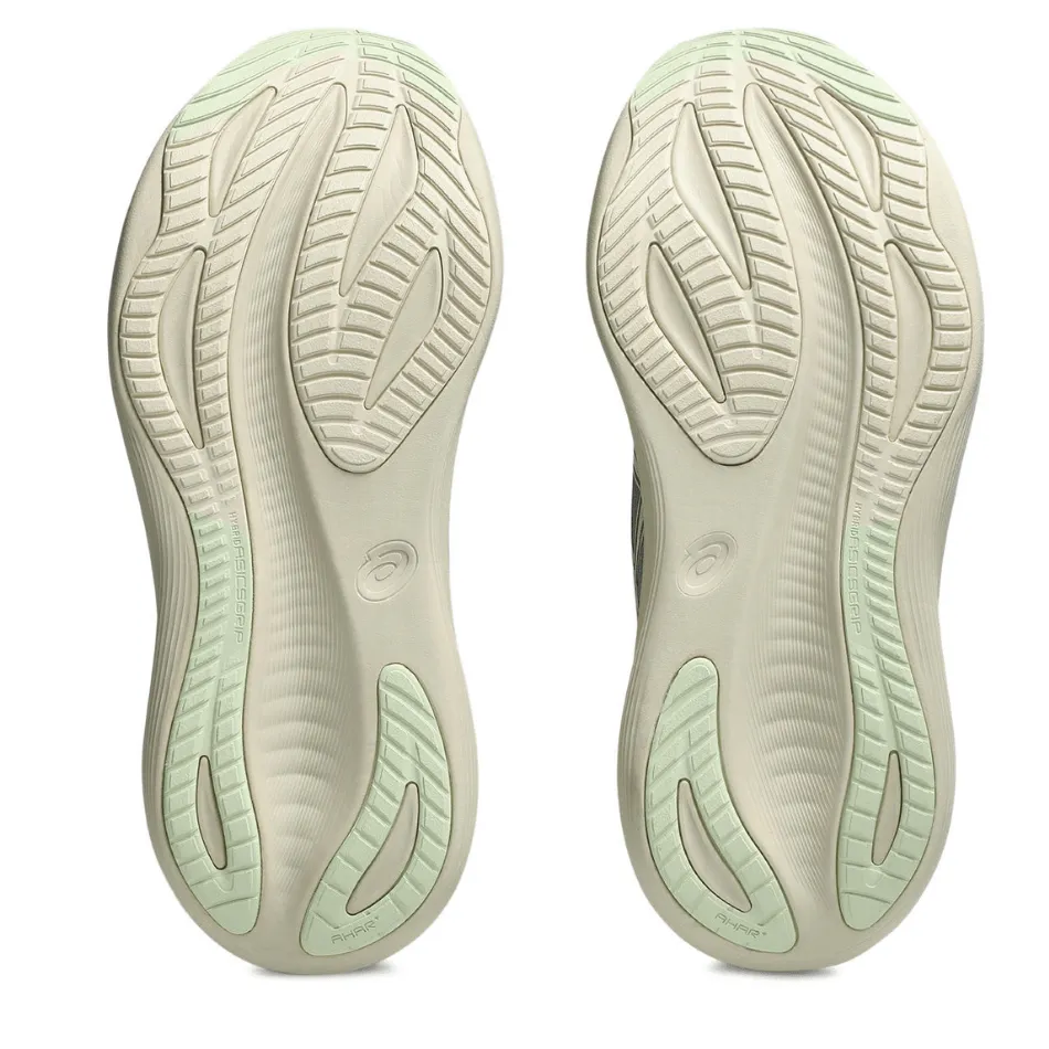 Ventilated Design ASICS Women's GEL-NIMBUS 27 Running Shoes in Monument Blue/Whisper Green AW25