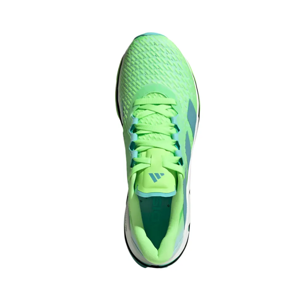 early morning running shoes Adidas Men's Adistar BYD Running Shoes in Lime Burst/Mint Ton/Flash Aqua AW25