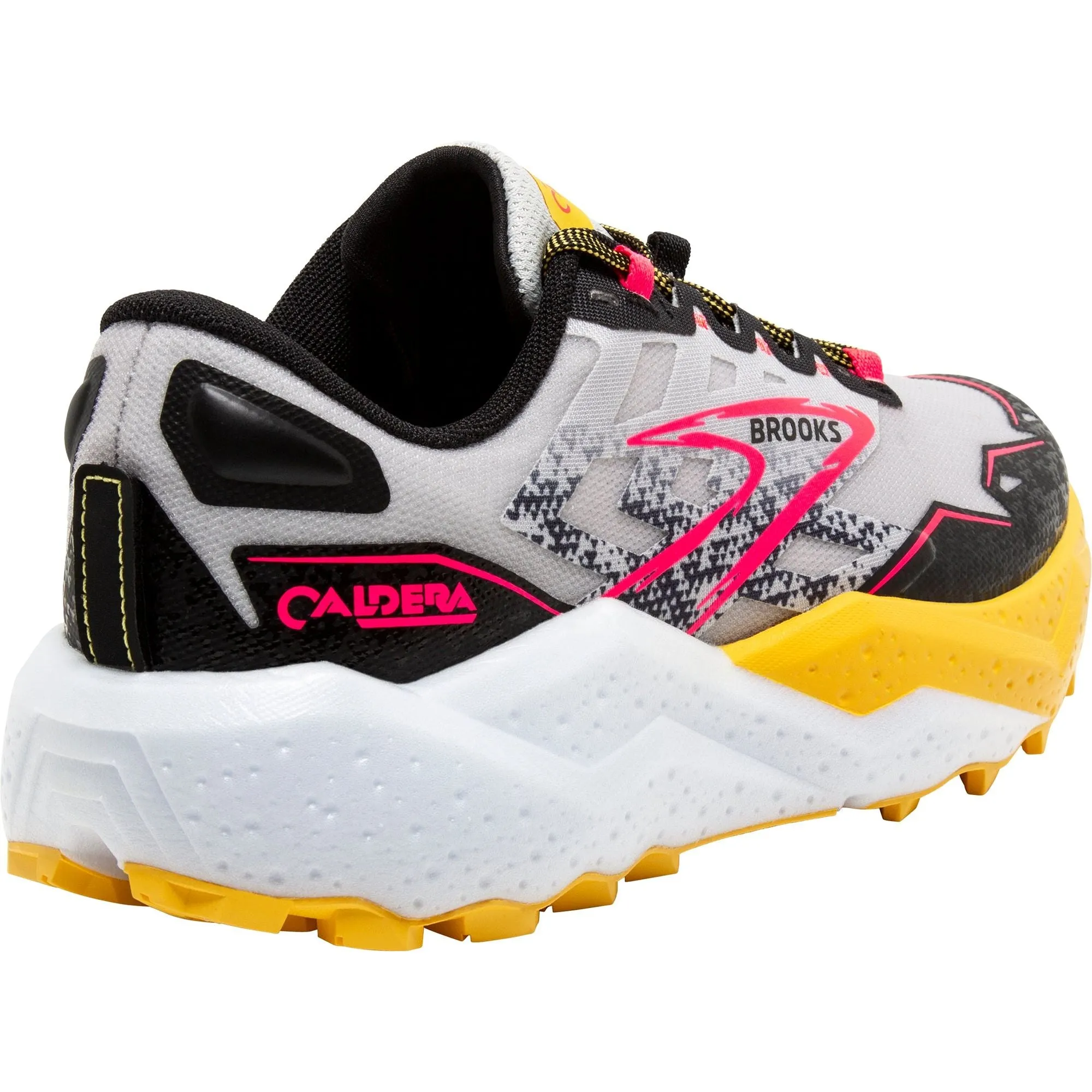 Everyday Use Cushioned Footbed Brooks Caldera 7 Womens Trail Running Shoes - White
