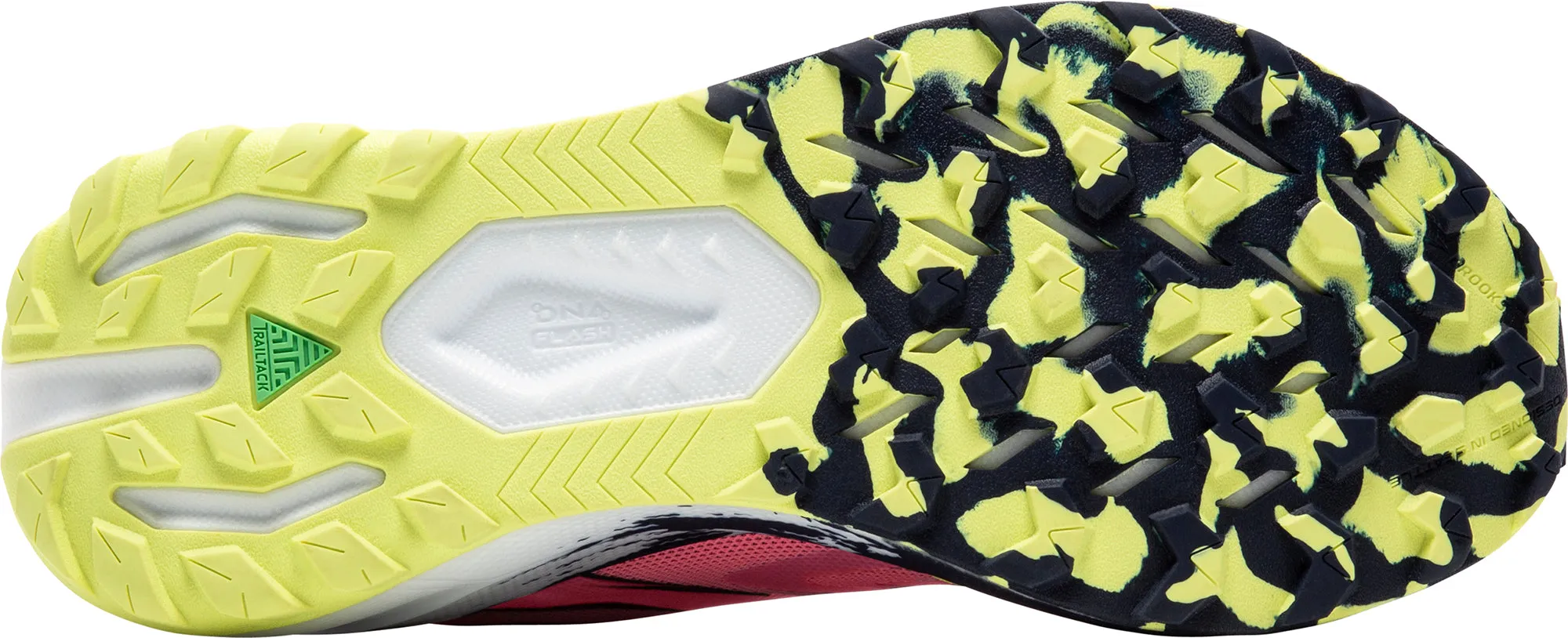 Anti Slip Brooks Catamount 3 Womens Trail Running Shoes - Pink