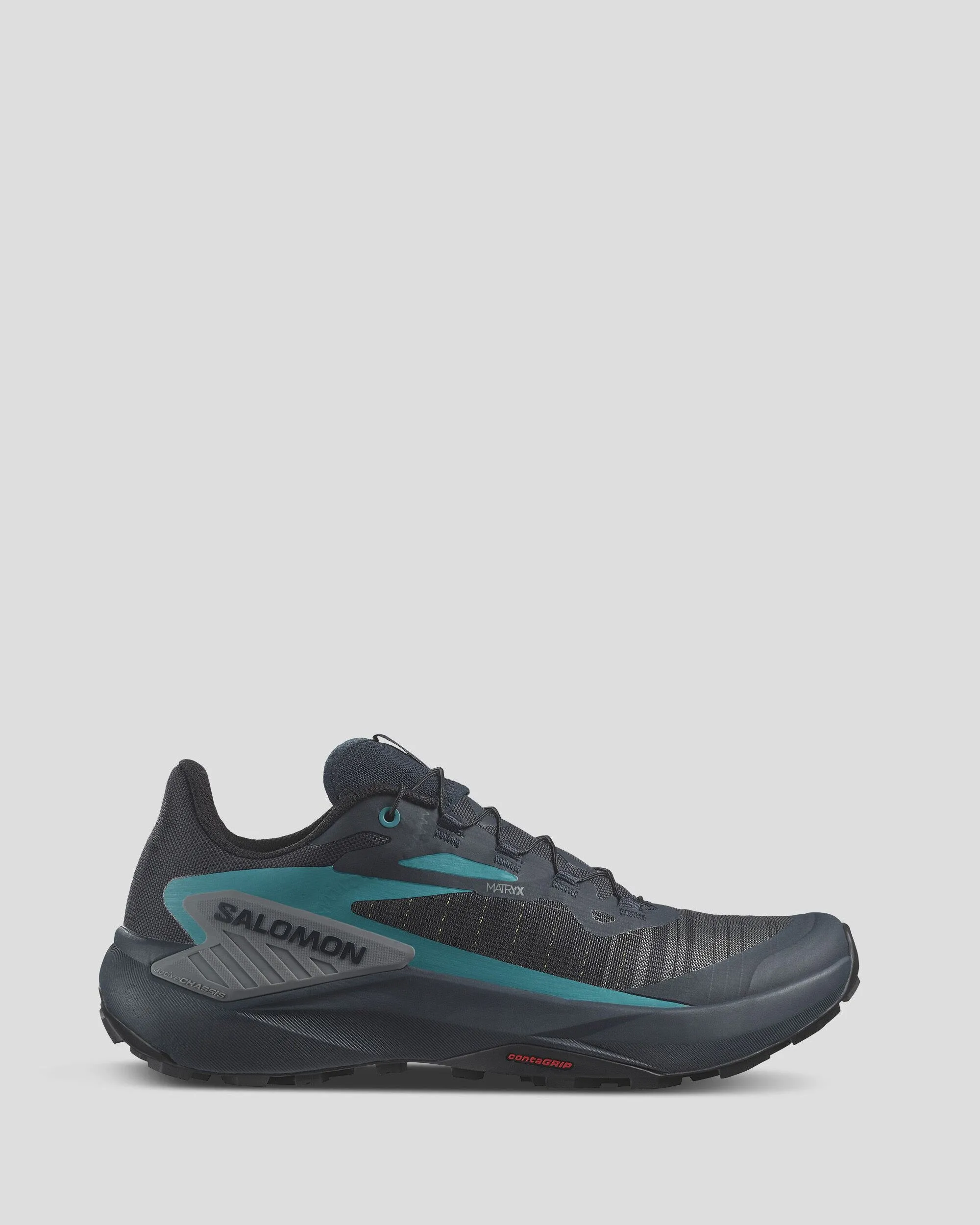 Men's Salomon Genesis Trail Running Shoes - Carbon/Tahitian Tide/Quiet Shade Sport Activity