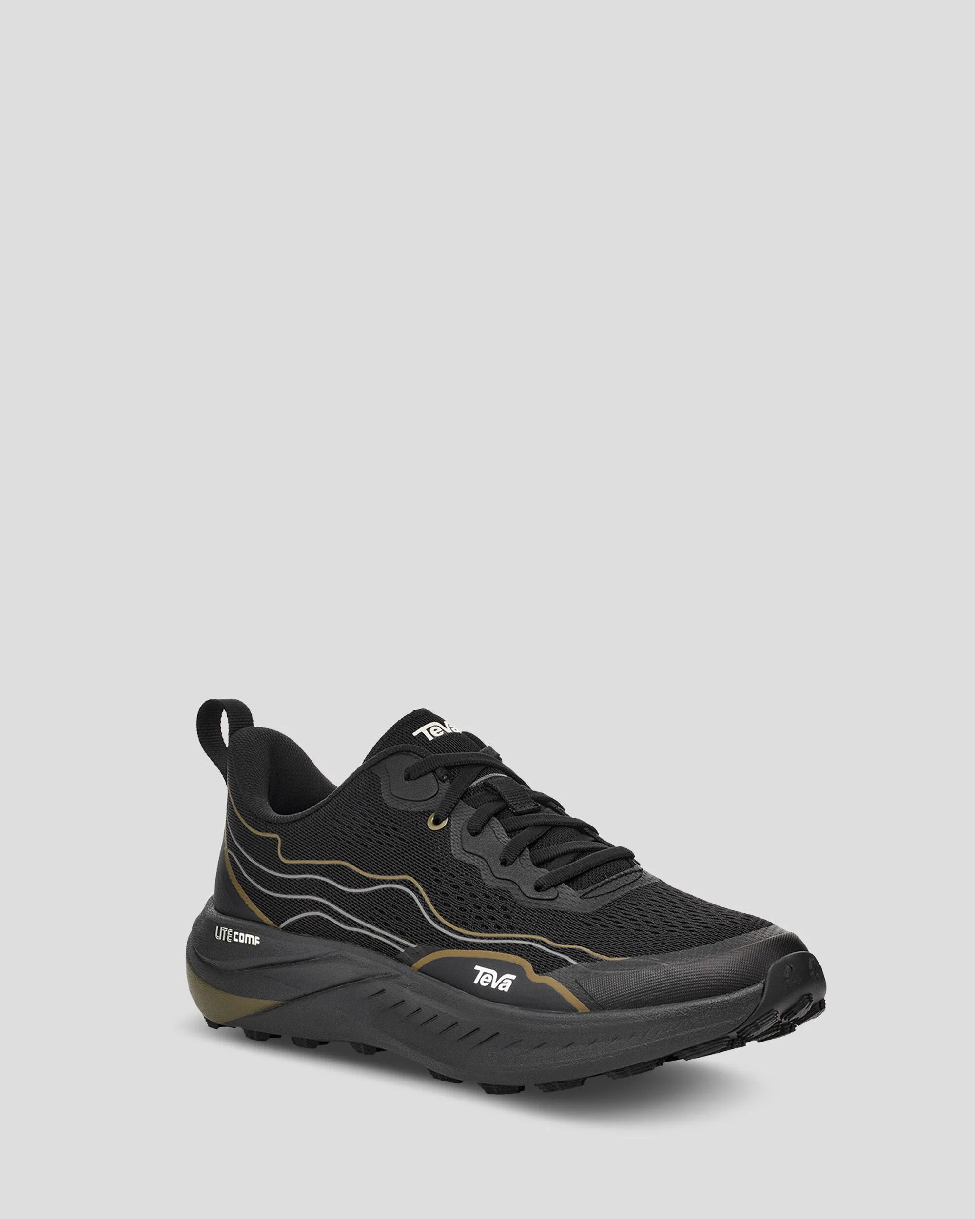 Rugged outsole supports traction on varied surfaces Men's Teva Trailwinder Low Hiking Shoe - Black/Anthracite
