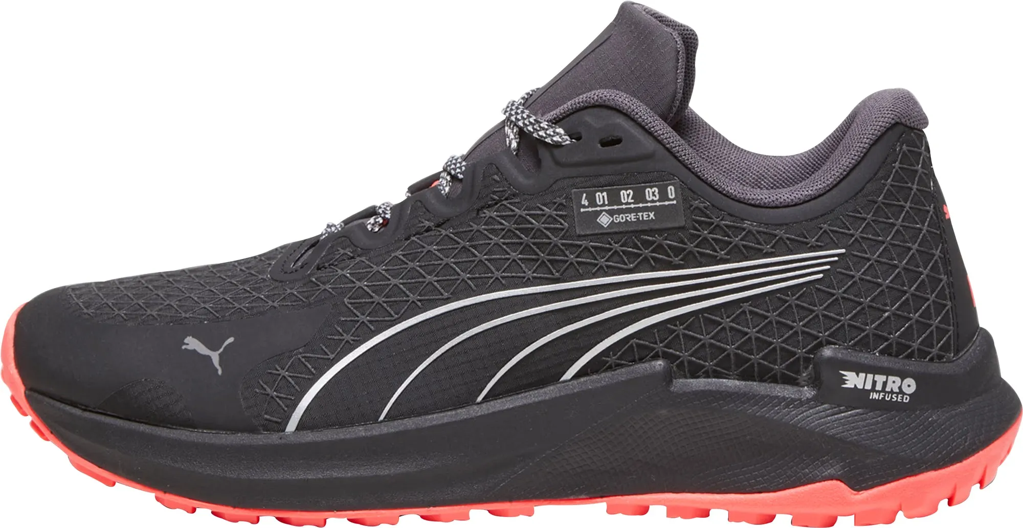 Puma Fast-Trac Nitro GORE-TEX Womens Trail Running Shoes - Black Motion Comfort