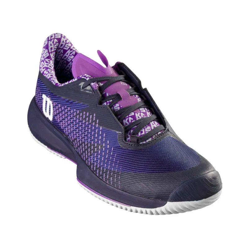 Foot Motion Stylish Wilson Kaos Swift 1.5 Women Tennis Shoes - Navy/Black