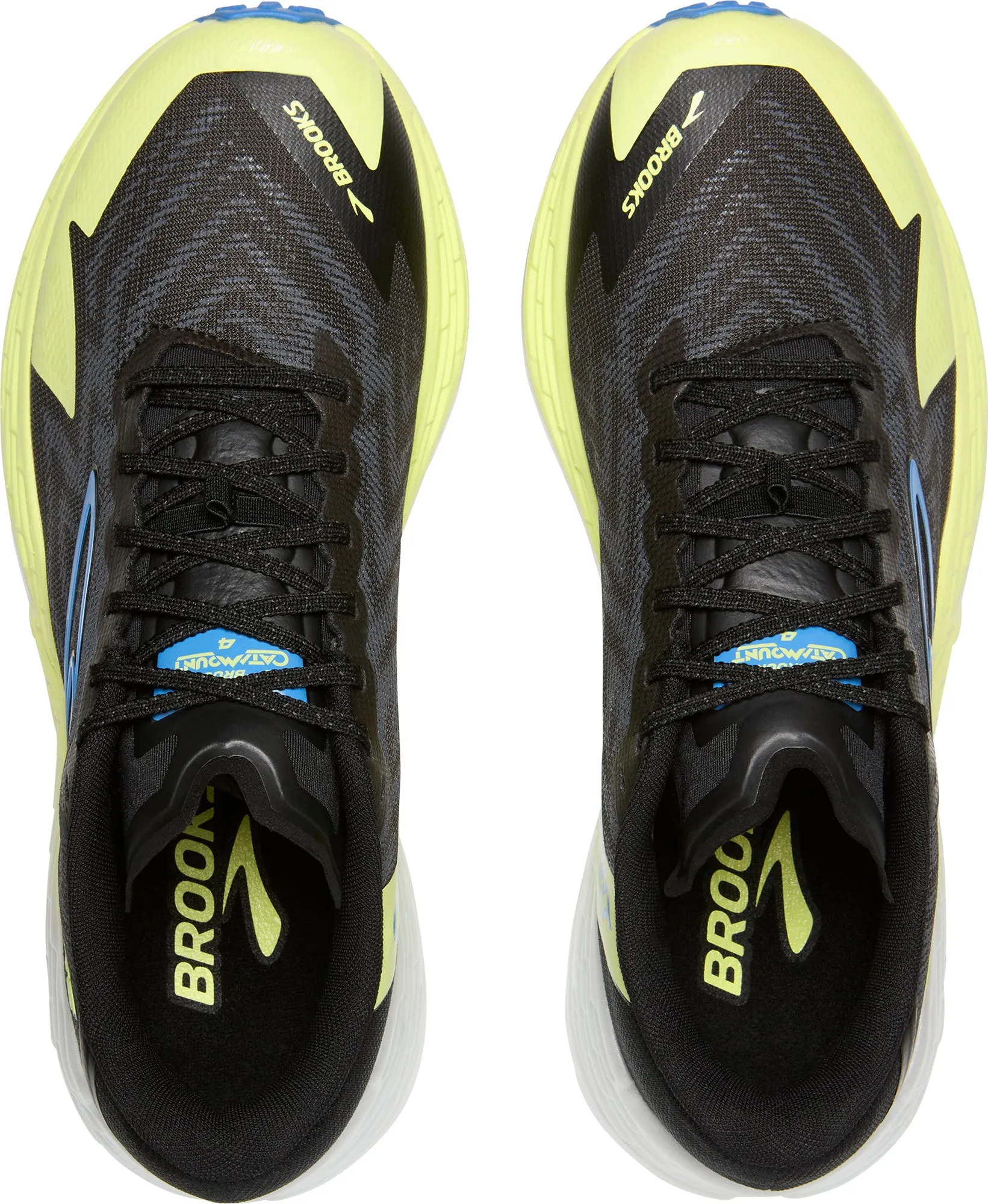 Brooks Catamount 4 Mens Trail Running Shoes - Black Home Gym Heel zone cradles the foot for firm landings