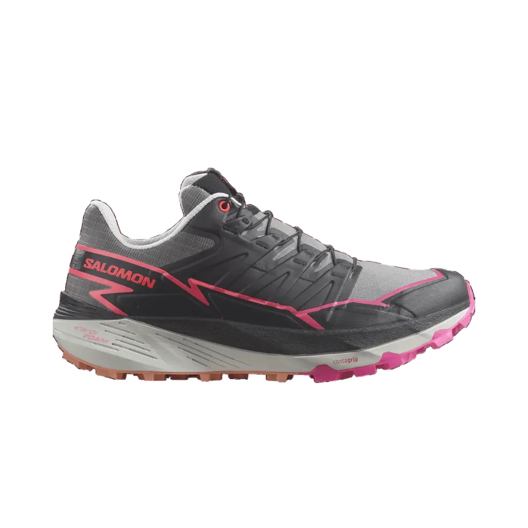 Salomon Women's Thundercross Trail Running Shoes (Plum Kitten/Black/Pink G) Wide toe box