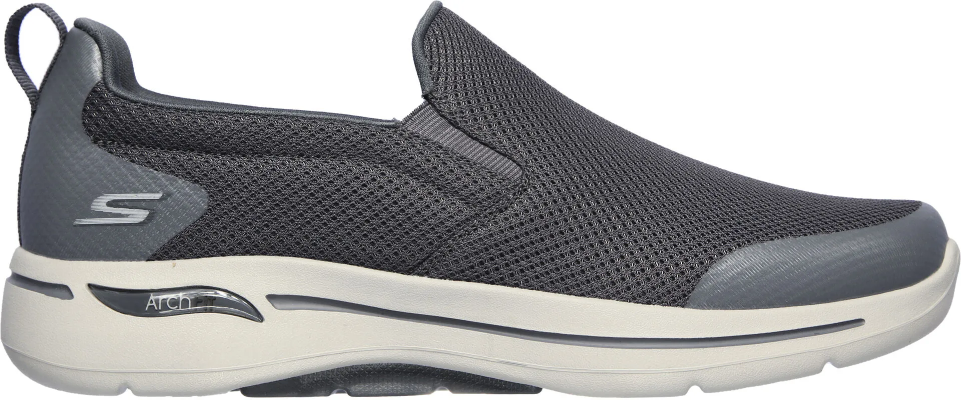 Skechers GOWalk Arch Fit Togpatch Slip On Mens Walking Shoes - Grey Cave Trek